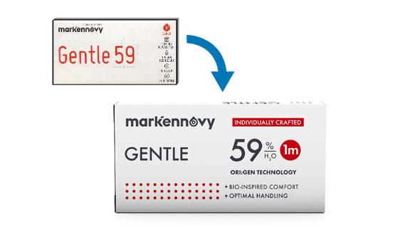 Gentle 59 Esférica (3 Lentillas) Gentle 59 Esférica (3 Lentillas)