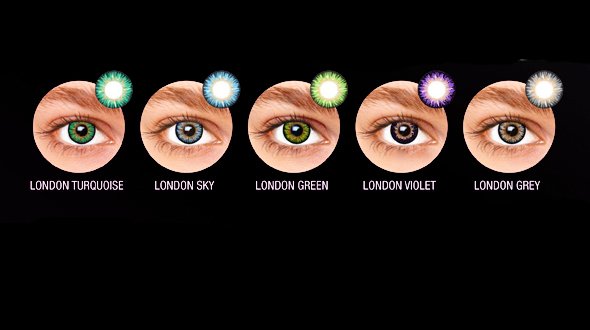 Lentes de Color Diarias London Fashion Lentes de Color Diarias London Fashion